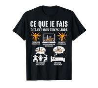 bricolage ce qui je fais bricolage bricoleur bricoler Drôle T-Shirt