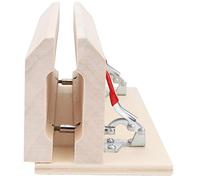 Bricolage Cousu à la Main en Bois Leathercraft Pince Table de Bureau en Cuir Laçage Couture Clip Outil Épaisseur Maximale de Serrage 1.5 CM