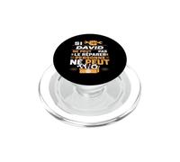 Bricolage David Ne Peut Pas Le Réparer Prénom Humour David PopSockets PopGrip pour MagSafe