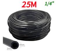 Bricolage longueur arbitraire 10M/20M/30M... Tuyau d'arrosage 4/7mm fournitures de système d'irrigation Micro tuyau d'égouttement en PVC réglable - Type 25M-1/4 '' #A