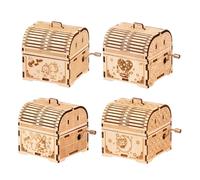 Bricolage manivelle boîte à musique modèle 3D en bois Puzzle jouet auto-assemblage bois artisanat Kit P31B