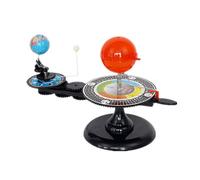 Bricolage Modèle de système solaire Globe terrestre S-un Lune Orbital Planétarium Kit pédagogique d'astronomie scientifique pour enfants