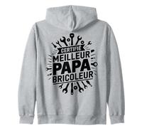 Bricolage Papa Theme Fete des Peres Meilleur Papa Bricoleur Sweat à Capuche
