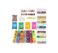 Bricolage Slime Kit Fournitures Clear Crystal Slime Making Kit Slime Mousse Perles Glitter - Multicolore Multicolore G