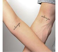 Bricolage Toujours Mode Art Corporel Étanche Amour Amitié Autocollant De Tatouage Temporaire