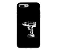 Bricoleur Vintage Perceuse Graphique Charpentier Entrepreneur Constructeur Coque pour iPhone 7 Plus/8 Plus