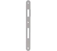bricoleva.it Serrure de Porte Intérieure, Verrou de Fermeture de Porte, Serrure de Porte avec ou sans Clé Plaque Contropiastra (Incontro Patent, Chrome Satiné)