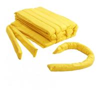 Bricoloco Barrière absorbante pour produits chimiques, huiles, hydrocarbures et eaux. Couper et absorber les déversements chimiques, isoler les zones, les machines, les lieux de passage, etc. (3,8 cm
