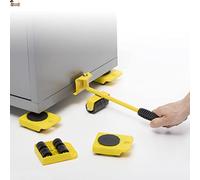 BricoLoco.com Ascenseur à roulettes pour déplacer des meubles lourds. Base pivotante. Ascenseurs coulissants meubles, lave-linge, sèche-linge support universel de transport. Levage jusqu'à 200 kg. (1)