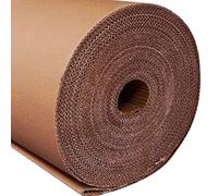 Bricoloco.com Carton ondulé emballage largeur 90 cm - Carton ondulé bricolage souple (10 mètres)
