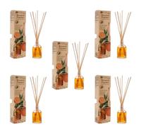 BricoLoco.com. Désodorisant Mikado botanique cannelle orange 50 ml, Diffuseur. Plus confortable et sûr que les bougies. Désodorisant maison, chambre, parfum doux (5)