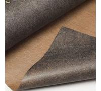 BricoLoco.com Filet géotextile anti-herbes marron - Noir. 125 g/m². Non tissé. Efficace même avec des herbes très agressives comme le gramme, le carex... (1 x 25 m)