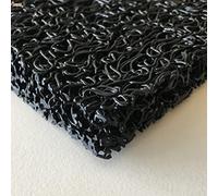 BricoLoco.com Paillasson pour entrée, maison, terrasse. Caoutchouc éponge extérieur ou intérieur. Noir. Au mètre ou au rouleau. Largeur 1,20 m x 1 m x longueur 14 mm. Sans base. Tapis vinyle boucles.