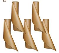 BricoLoco.com Papier Kraft marron en rouleau. Emballage, remplissage, emballage, cadeau, expédition, artisanat papier kraft ou craft. (60 cm x 15 mts, 5)