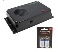 BricoLoco.com Répulsif anti-oiseaux à ultrasons - Lot de 3 x 40 m² - Avec piles incluses - Répulsif anti-pigeons - Extérieur ou intérieur - Plus facile que piques - Plus efficace que les hiboux (3