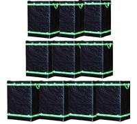 BricoLoco.com Sac de livraison 45 x 57 x 75 cm Couleurs - Sac à dos Pliable pour Livreur de livraison (Noir - 10 unités)