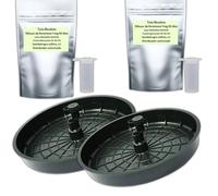 Bricoloco Kit anti-nuisibles tomates avec piège et diffuseur de phéromone sexuelle pour capture massive des mites de tomates (Tuta Absoluta) efficace 60-90 jours pour 500 m² (2)