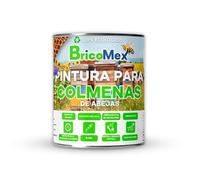 BRICOMEX Peinture pour ruches d'abeilles | 100% écologique | Application facile (4 litres, blanc)