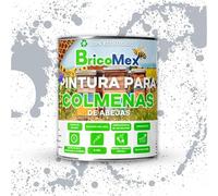 BRICOMEX Peinture pour ruches d'abeilles | 100% écologique | Application facile (4 litres, gris perle)