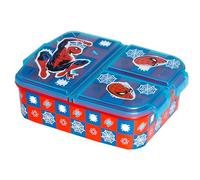 BRICOMIRAS Boîte à Sandwich pour Enfant d'École - Idéale pour la Récréation, Goûter au Parc - Pour Garçons et Filles - Porte Sandwich École (Spiderman)