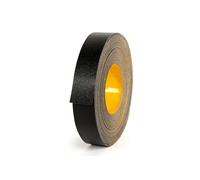 BRICOROLL - Bord autocollant - Fabriqué en PVC - Couleur noire rugueuse - 25 mm x 20 m - Finition professionnelle pour panneaux et meubles - Application facile - Résistant et polyvalent - Fabriqué en