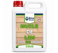 BRICOSALVAJE Huile de Lin pour Bois Crue | 1 L | Huile de lin crue pour bois | Nourrit et protège | 12-15 m²/L