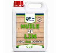 BRICOSALVAJE Huile de Lin pour Bois Cuite | 1 L | Huile de lin cuite pour bois | Entretien des surfaces poreuses | 12-15 m²/L