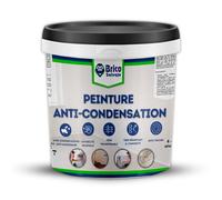 BRICOSALVAJE Peinture anti-condensation et anti-humidité | Intérieur/Extérieur | Isolant thermique | Finition mate (Blanc, 750 ml)
