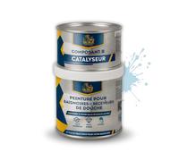 BRICOSALVAJE Peinture receveur douche/baignoire Mat Brume arctique | Receveur de douche & baignoire | Polyuréthane 2 composants | 600+150 ml | Haute adhérence | Mat