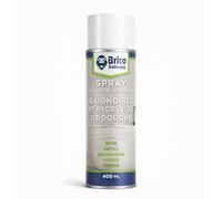 BRICOSALVAJE Spray pour baignoires et assiettes de douche, blanc céramique 400 ml, peinture en spray pour sanitaires, peinture et réparation