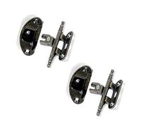 BricoShopping 1 paire de charnières antiques pour meubles en bois et armoires de style classique pour salon ou chambre à coucher Arte Povera à butée lourde (BS0200, bronze)