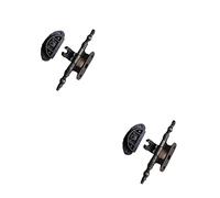 BricoShopping 1 paire de charnières pour meubles en bois antique et armoires de style classique salon ou chambre à coucher Arte Povera Charnières lourdes antiques (BS0204, bronze)