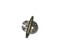 BricoShopping 1 paire de charnières pour meubles en bois antique et armoires de style classique salon ou chambre à coucher Arte Povera Charnière lourde antique (BS0286, bronze)