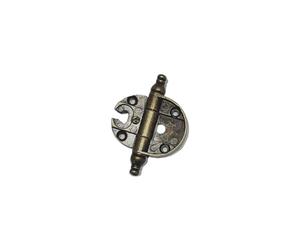 BricoShopping 1 paire de charnières pour meubles en bois antique et armoires de style classique salon ou chambre à coucher Arte Povera Charnière lourde antique (BS0286, bronze)