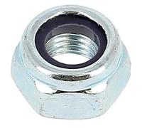 Bricovis Ecrou Nylstop M12 Pas 125 Zingué DIN 985