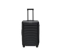 Bric's 4W Trolley M Porsche Design Hard Case Roadster, Bagage à Main avec 4 Roues, Ultraléger, Système de Compression, Connexion USB, Fermeture TSA, Dimensions : 44x67x26/30 cm, Noir
