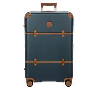 Bric's Bellagio 4 roulettes Trolley 70.5 cm avec soufflet d'extension bleu pétrole