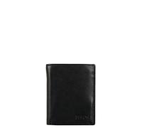 Bric's Bernina Porte-Cartes Vertical en Cuir pour Hommes avec Protection RFID, Compartiment pour Billets de Banque et 12 Poches pour Porte-Cartes, Format : 9,5cm X 8cm X 2cm, Noir