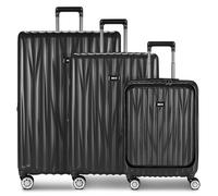 Bric's Brics_Cervia_Parent, Gris foncé, Kofferset + (3-teilig), Bagage rigide
