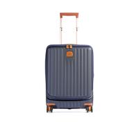 Bric's Capri 4 roulettes Trolley de cabine 55 cm Compartiment pour ordinateur portable avec soufflet d'extension bleu