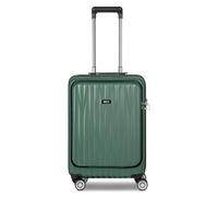 Bric's Cervia 2.0 4 roulettes Trolley de cabine S 55 cm Compartiment pour ordinateur portable avec soufflet d'extension vert