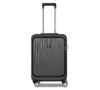 Bric's Cervia 2.0 4 roulettes Trolley de cabine S 55 cm Compartiment pour ordinateur portable avec soufflet d'extension noir