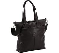 Brics Life Pelle sac à bandoulière en cuir 40 cm couleur : noir