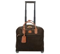 Bric's Life, trolley business à 2 roulettes, 38 cm, compartiment pour ordinateur portable olive