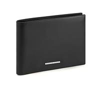 Bric's Porsche Design Billfold 10 W Classic Portefeuille Cuir Homme, Protection RFID, 10 Compartiments Cartes, 2 Grandes Poches, 2 Compartiments pour Billets, Format : 12,5cm X 9,5cm X 1,5cm, Noir