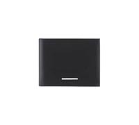 Bric's Porsche Design Portefeuille Horizontal Cuir pour Hommes Classics 6, Protection RFID, 6 Poches Porte-Cartes, Compartiment pour Billets de Banque, Format : 9cm X 10,5cm X 2cm, Noir