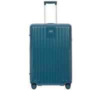 Bric's Positano 4 roulettes Trolley 78 cm avec soufflet d'extension bleu pétrole
