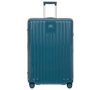 Bric's Positano 4 roulettes Trolley 82 cm avec soufflet d'extension bleu pétrole