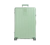 Bric's Positano 4 roulettes Trolley 78 cm avec soufflet d'extension vert