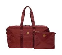 BRIC'S Sac de voyage rouge vin pour femme et homme - X-Bag Holdall Dufffle Bag Bordeaux 321411